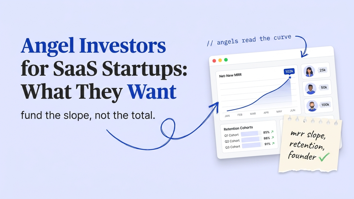 Cover art: Angel Investors for SaaS Startups: What They Want