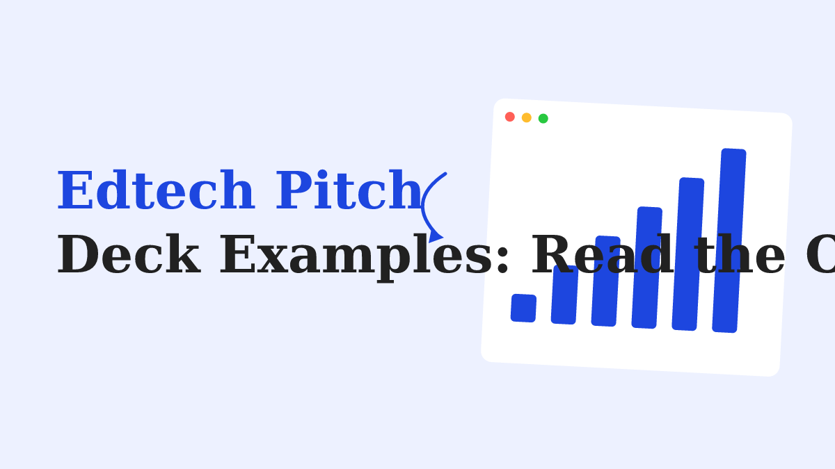 Cover art: Edtech Pitch Deck Examples: Read the Outcomes Slide