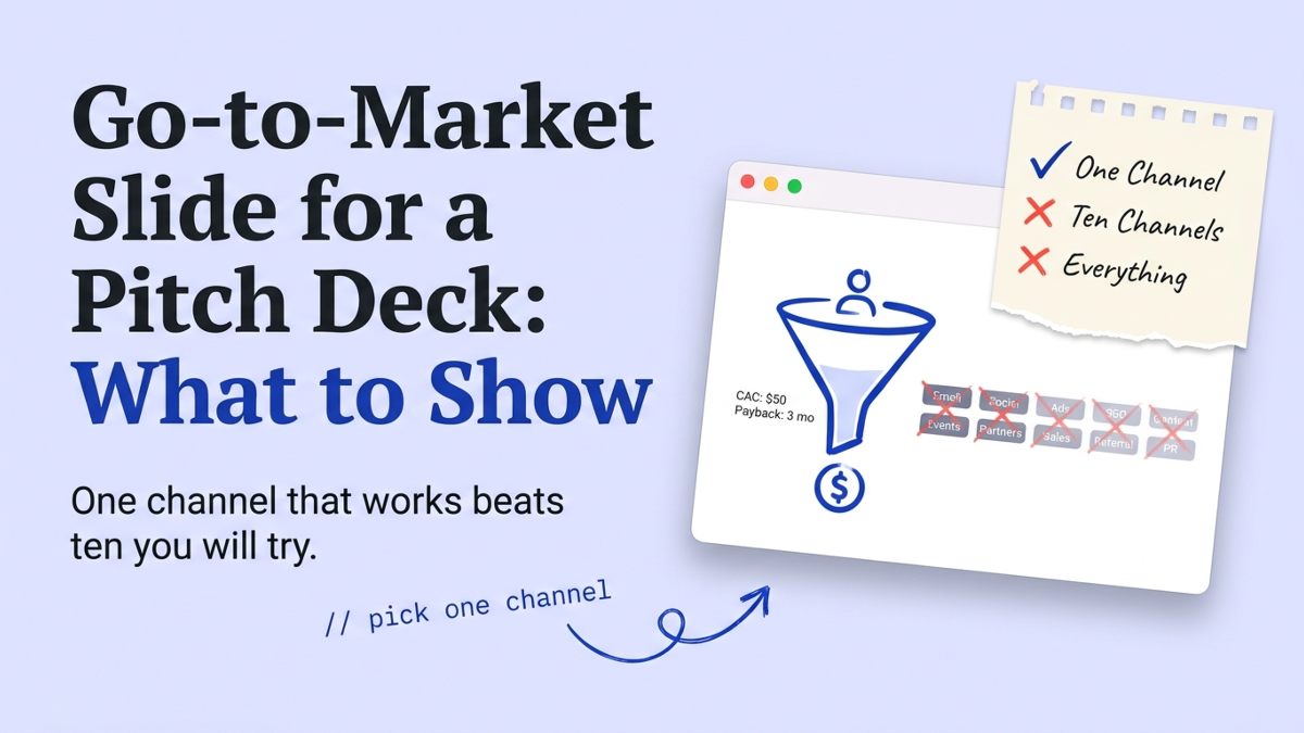 Cover art: Go-to-Market Slide for a Pitch Deck: What to Show