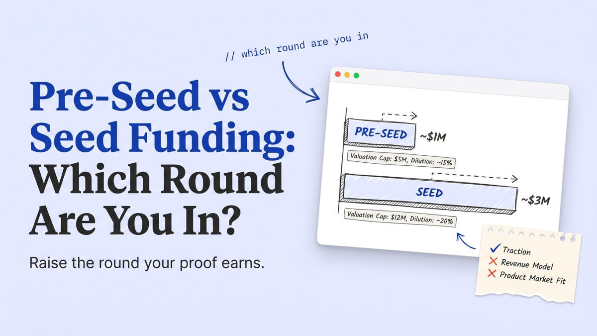 Cover art: Pre-Seed vs Seed Funding: Which Round Are You In?