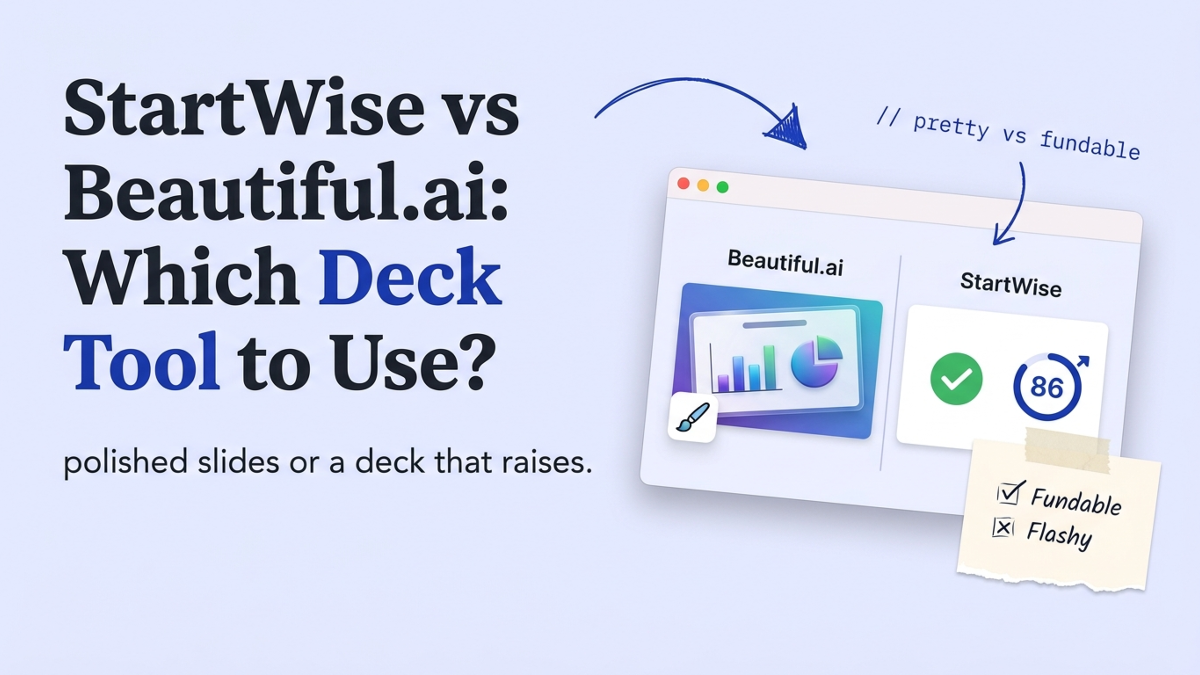 Cover art: StartWise vs Beautiful.ai: Which Deck Tool to Use?