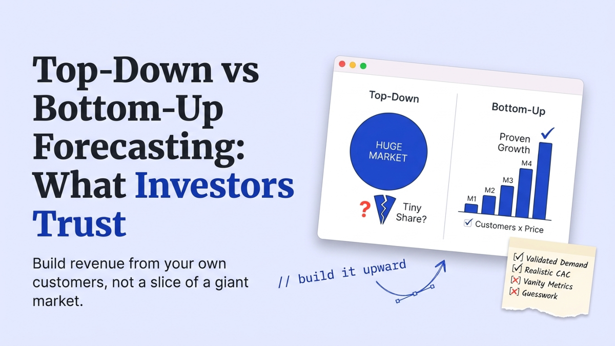 Cover art: Top-Down vs Bottom-Up Forecasting: What Investors Trust